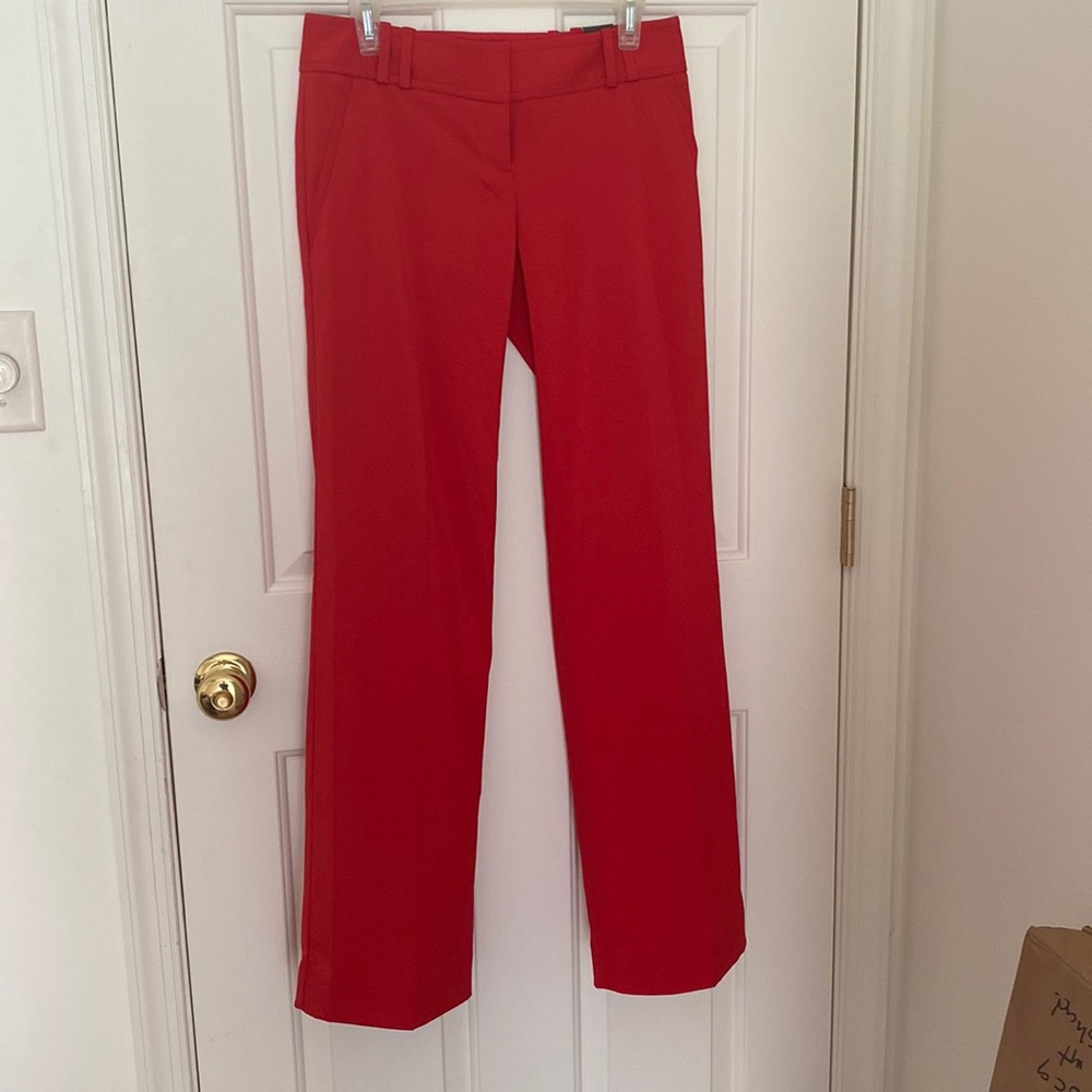The Limited Cassidy fit red wide leg pants